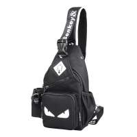 Multifunction outdoor Travel shoulder bag Shoulder backpack bag Luminous logo